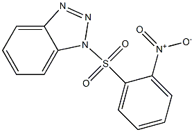 1-(2-nitrophenyl)sulfonylbenzotriazole Struktur