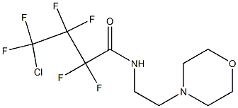 4-chloro-2,2,3,3,4,4-hexafluoro-N-(2-morpholin-4-ylethyl)butanamide Struktur