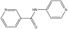 N-pyridin-4-ylpyridine-3-carboxamide Struktur