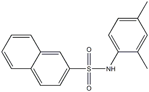 N-(2,4-dimethylphenyl)naphthalene-2-sulfonamide Struktur