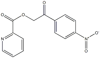 [2-(4-nitrophenyl)-2-oxoethyl] pyridine-2-carboxylate Struktur