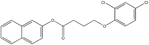 naphthalen-2-yl 4-(2,4-dichlorophenoxy)butanoate Struktur