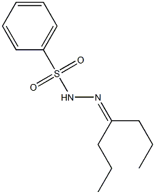 N-(heptan-4-ylideneamino)benzenesulfonamide Struktur