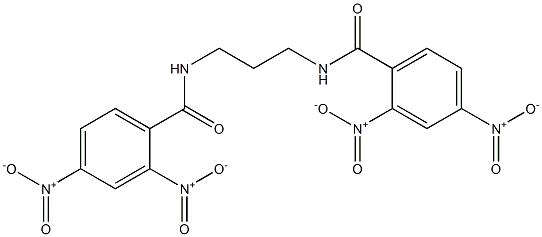 N-[3-[(2,4-dinitrobenzoyl)amino]propyl]-2,4-dinitrobenzamide Struktur