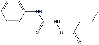 1-(butanoylamino)-3-phenylthiourea Struktur