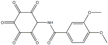 3,4-dimethoxy-N-(4-pentoxyphenyl)benzamide Struktur