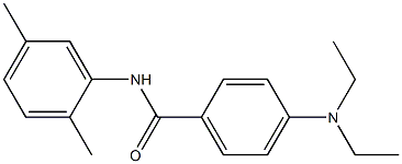 4-(diethylamino)-N-(2,5-dimethylphenyl)benzamide Struktur