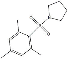 1-(2,4,6-trimethylphenyl)sulfonylpyrrolidine Struktur