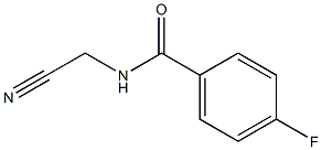 N-(cyanomethyl)-4-fluorobenzamide Struktur