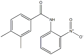 3,4-dimethyl-N-(2-nitrophenyl)benzamide Struktur