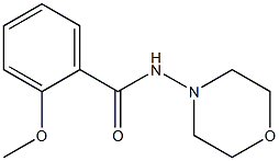 2-methoxy-N-morpholin-4-ylbenzamide Struktur