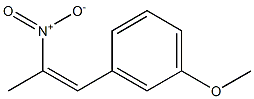 1-methoxy-3-[(Z)-2-nitroprop-1-enyl]benzene Struktur