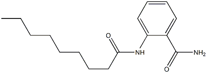 2-(nonanoylamino)benzamide Struktur