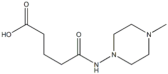 5-[(4-methylpiperazin-1-yl)amino]-5-oxopentanoic acid Struktur