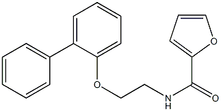 N-[2-(2-phenylphenoxy)ethyl]furan-2-carboxamide Struktur