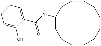 N-cyclododecyl-2-hydroxybenzamide Struktur