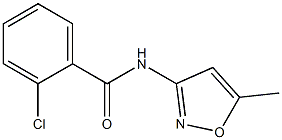 2-chloro-N-(5-methyl-1,2-oxazol-3-yl)benzamide Struktur