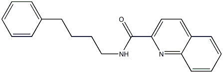 N-(4-phenylbutyl)quinoline-2-carboxamide Struktur