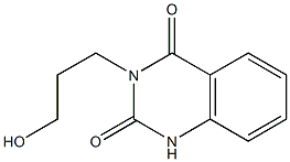 3-(3-hydroxypropyl)-1H-quinazoline-2,4-dione Struktur