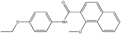 N-(4-ethoxyphenyl)-1-methoxynaphthalene-2-carboxamide Struktur