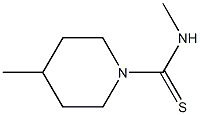 N,4-dimethylpiperidine-1-carbothioamide Struktur