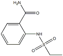 2-(ethylsulfonylamino)benzamide Struktur