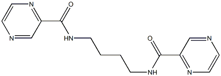 N-[4-(pyrazine-2-carbonylamino)butyl]pyrazine-2-carboxamide