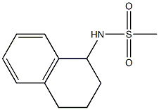 N-(1,2,3,4-tetrahydronaphthalen-1-yl)methanesulfonamide Struktur