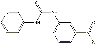 1-(3-nitrophenyl)-3-pyridin-3-ylthiourea Struktur