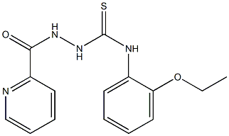 1-(2-ethoxyphenyl)-3-(pyridine-2-carbonylamino)thiourea Struktur