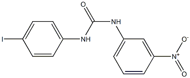 1-(4-iodophenyl)-3-(3-nitrophenyl)urea Struktur