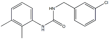 1-[(3-chlorophenyl)methyl]-3-(2,3-dimethylphenyl)urea Struktur