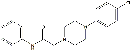 2-[4-(4-chlorophenyl)piperazin-1-yl]-N-phenylacetamide