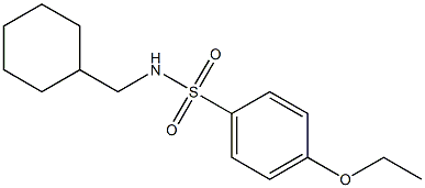 N-(cyclohexylmethyl)-4-ethoxybenzenesulfonamide Struktur