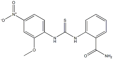 2-[(2-methoxy-4-nitrophenyl)carbamothioylamino]benzamide