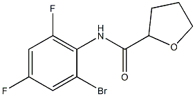 N-(2-bromo-4,6-difluorophenyl)oxolane-2-carboxamide Struktur