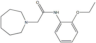 2-(azepan-1-yl)-N-(2-ethoxyphenyl)acetamide Struktur