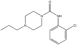 N-(2-chlorophenyl)-4-propylpiperazine-1-carboxamide Struktur