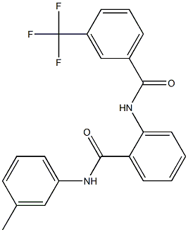 N-(3-methylphenyl)-2-[[3-(trifluoromethyl)benzoyl]amino]benzamide