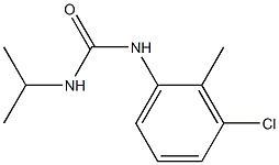 1-(3-chloro-2-methylphenyl)-3-propan-2-ylurea Struktur