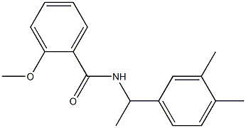 N-[1-(3,4-dimethylphenyl)ethyl]-2-methoxybenzamide Struktur