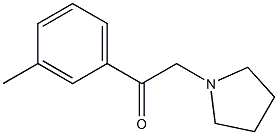 2-(3-methylphenyl)-1-pyrrolidin-1-ylethanone Struktur