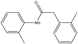 N,2-bis(2-methylphenyl)acetamide Struktur