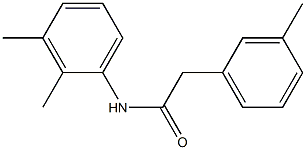 N-(2,3-dimethylphenyl)-2-(3-methylphenyl)acetamide Struktur