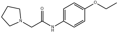 N-(4-ethoxyphenyl)-2-pyrrolidin-1-ylacetamide Struktur