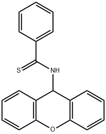 N-(9H-xanthen-9-yl)benzenecarbothioamide Struktur