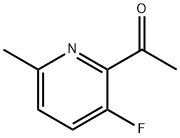 1-(3-Fluoro-6-methyl-pyridin-2-yl)-ethanone Struktur