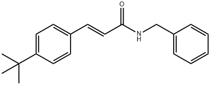 (E)-N-benzyl-3-(4-tert-butylphenyl)prop-2-enamide Struktur