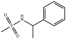 N-(1-phenylethyl)methanesulfonamide Struktur