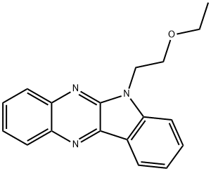 6-(2-ethoxyethyl)indolo[3,2-b]quinoxaline Struktur